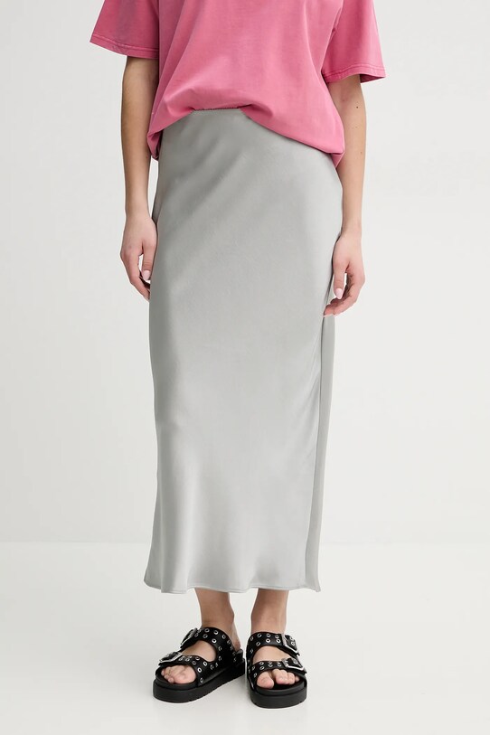 Samsoe Samsoe szoknya SAAGNETA sima szürke F24200090