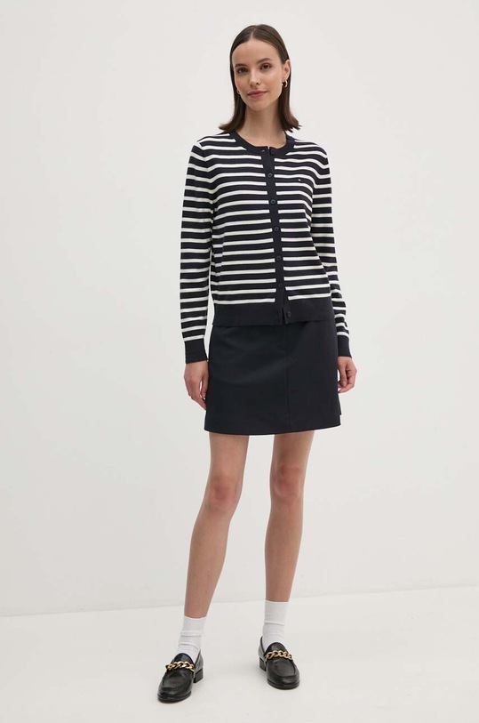 Sukňa Tommy Hilfiger WW0WW42251 tmavomodrá AW24