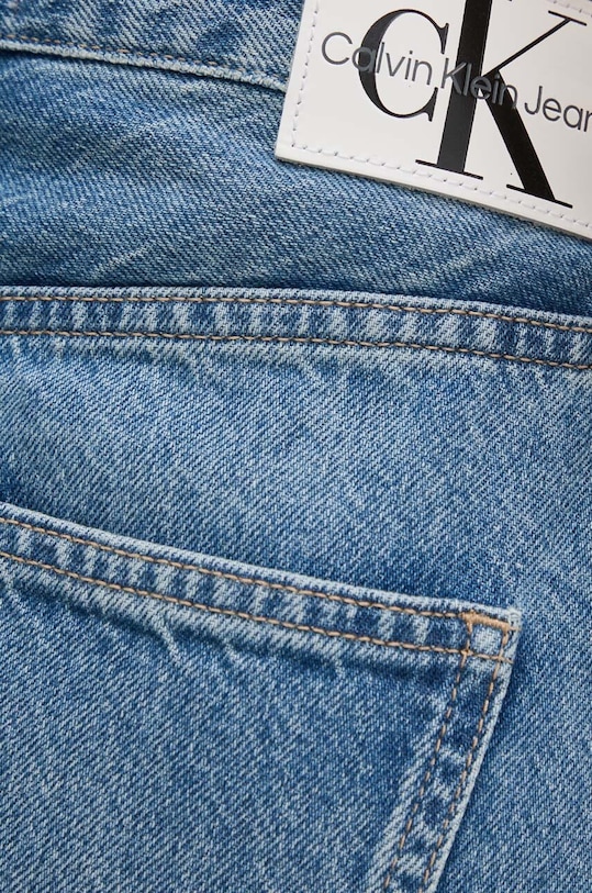 Rifľová sukňa Calvin Klein Jeans J20J223681 modrá