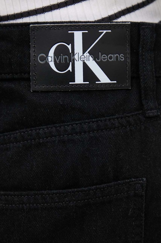 Τζιν φούστα Calvin Klein Jeans μαύρο J20J223705
