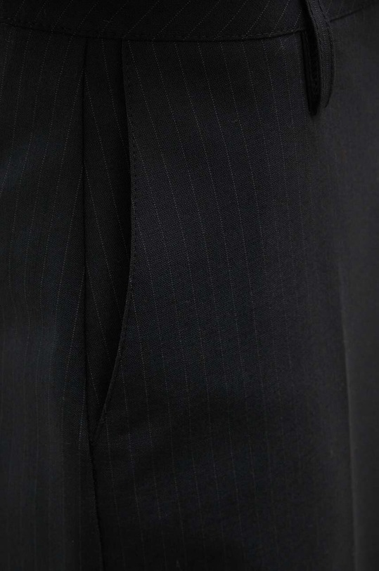 Sukňa s prímesou vlny Herskind Nina tmavomodrá 5215134