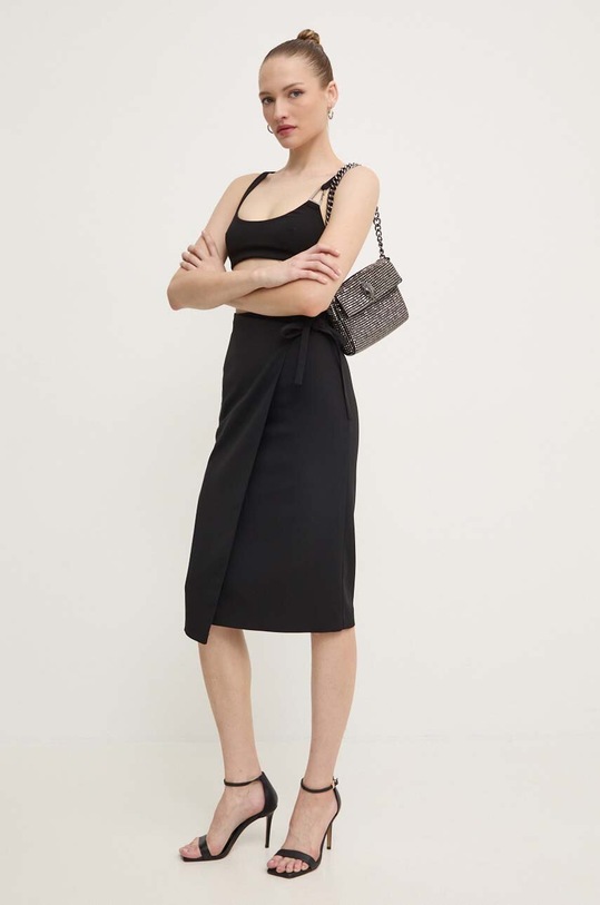 Sukňa Patrizia Pepe 8G0431.A6F5 čierna AW24