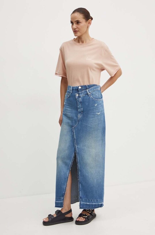 BOSS Orange spódnica jeansowa 50518230 niebieski AW24