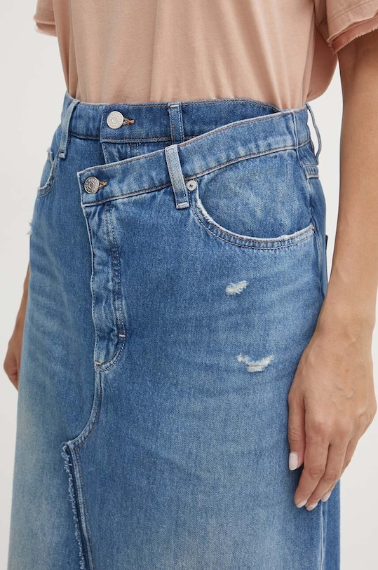 BOSS Orange spódnica jeansowa niebieski 50518230