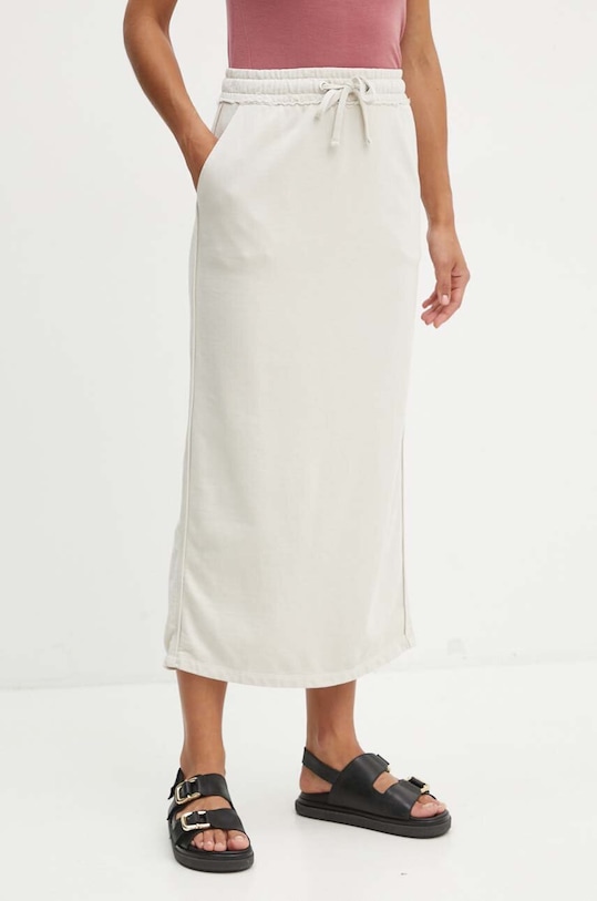 Бавовняна спідниця Boss Orange casual сірий 50518289