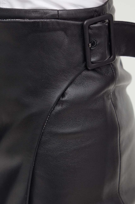BOSS fusta de piele negru 50530060