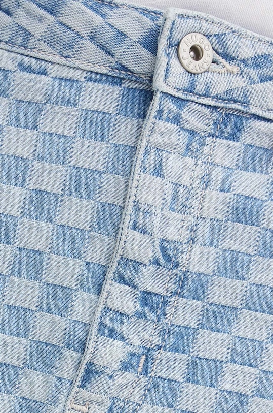 Джинсовая юбка Hugo Blue голубой 50517259