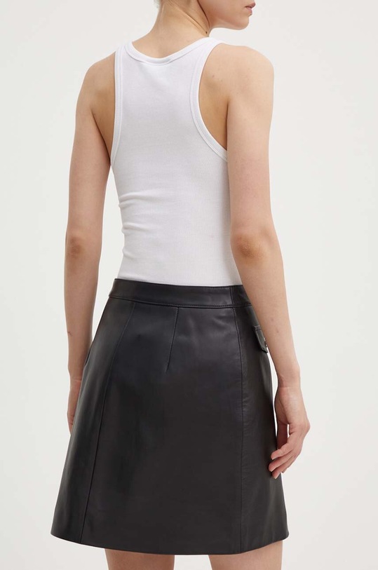 Одяг Шкіряна спідниця HUGO 50516749 чорний
