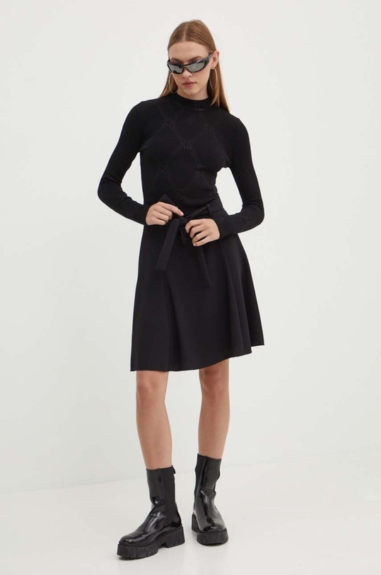 HUGO fusta 50520292 negru AW24