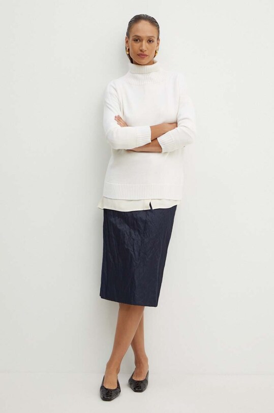 Weekend Max Mara fusta 2425106031600 bleumarin AW24
