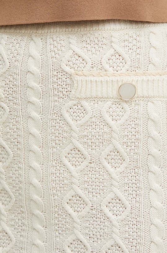 Guess fusta din amestec de lana ISABELLE bej W4YD58.Z37L1