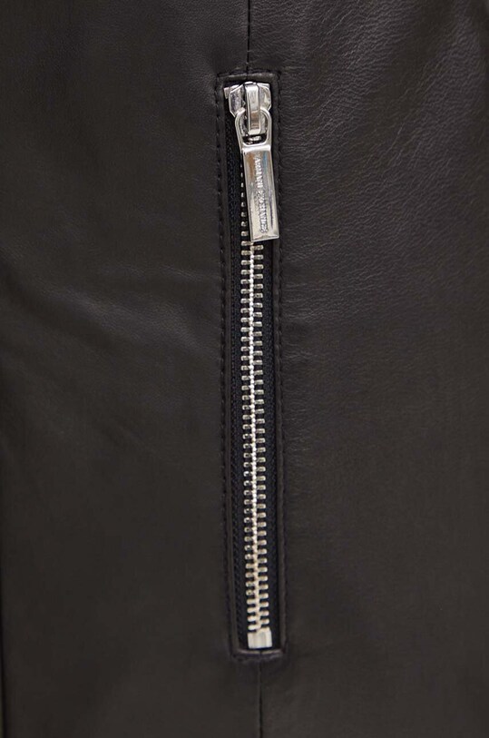 Armani Exchange spódnica skórzana czarny 6DYN50.YLP3Z