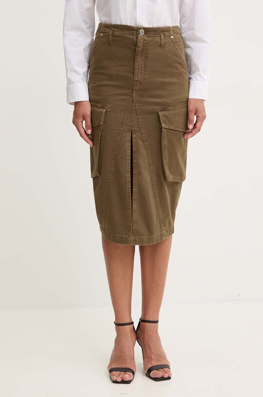 Pinko spódnica jeansowa zielony 103910.A21Y