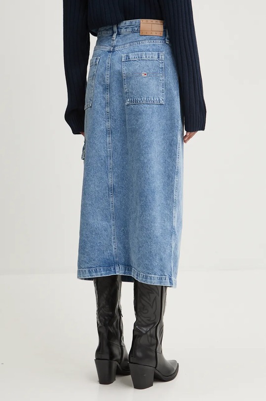 Îmbrăcăminte Tommy Jeans fustă din denim DW0DW18226 albastru