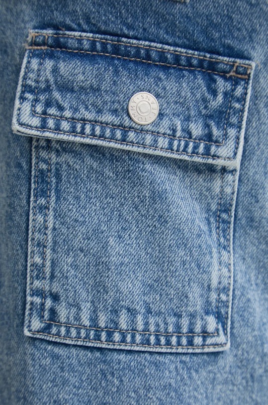Tommy Jeans fustă din denim albastru DW0DW18226