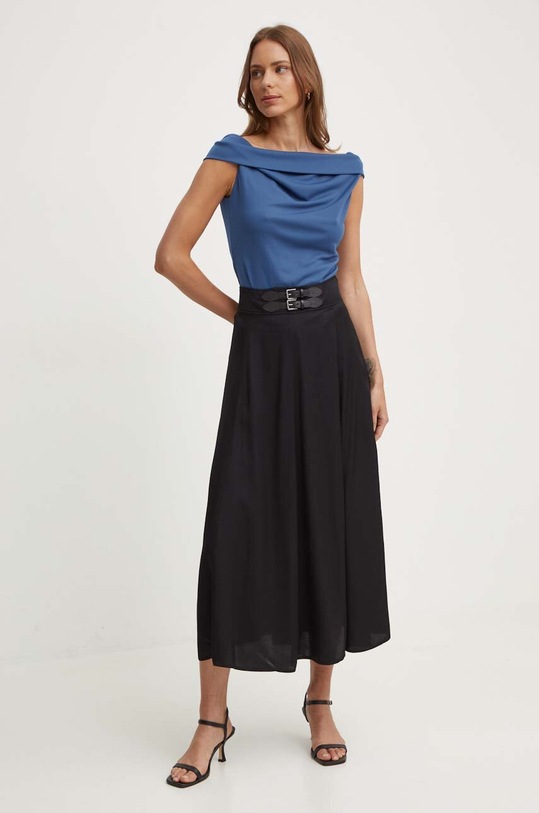 Lauren Ralph Lauren fusta 200946100 negru AW24