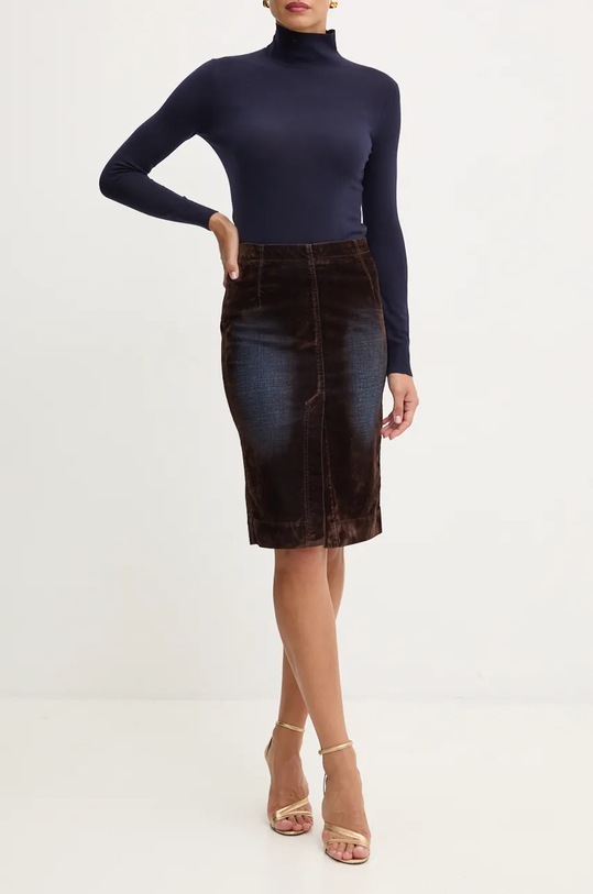 Sukně Pinko midi hnědá 104291.A26R