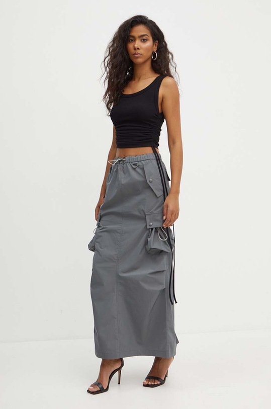 Sukně Miss Sixty 6L2KJ1100000 KJ1100 L/SKIRT 6L2KJ1100000 šedá AW24