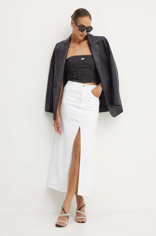 Miss Sixty gonna di jeans 6L2KJ0960000 KJ0960 DENIM L/SKIRT 6L2KJ0960000 bianco AW24