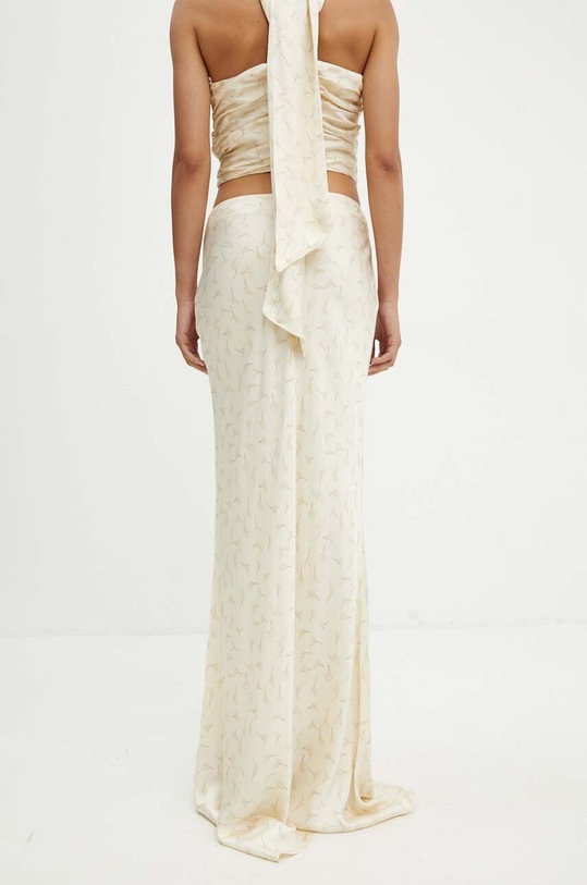 Odzież Rotate spódnica Satin Maxi Skirt 1128412986 beżowy