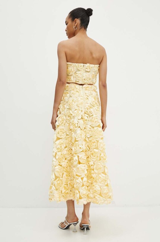 Odzież Rotate spódnica Maxi Sun Skirt 1129511895 żółty