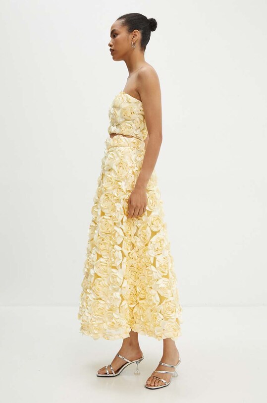 Rotate spódnica Maxi Sun Skirt żółty 1129511895