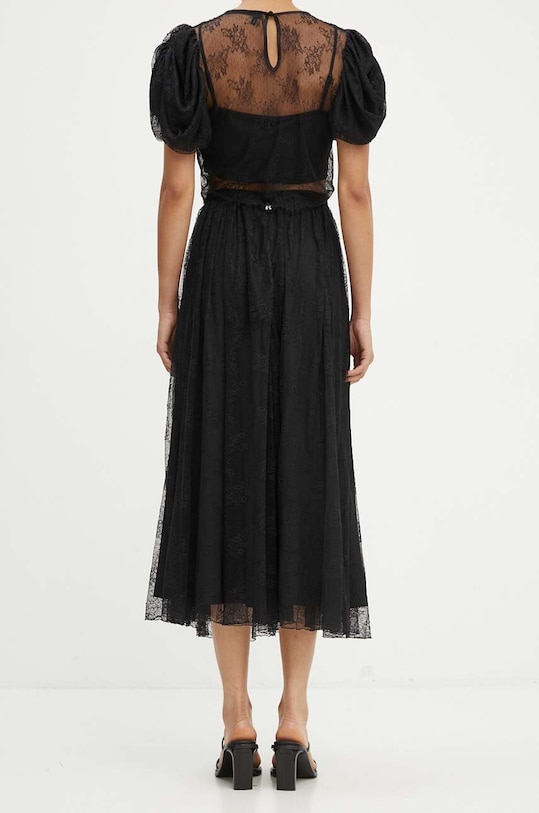 Îmbrăcăminte Rotate fusta Lace Long Midi Skirt 112728100 negru