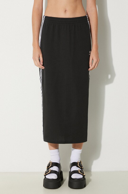 Φούστα adidas Originals Knitted Skirt μαύρο IY7279