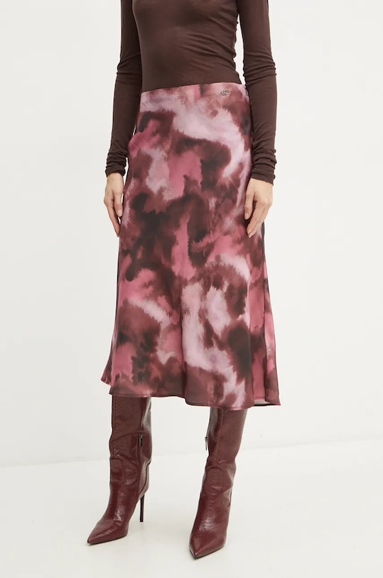 Φούστα Liu Jo εμπριμέ ροζ WF4371.T5973