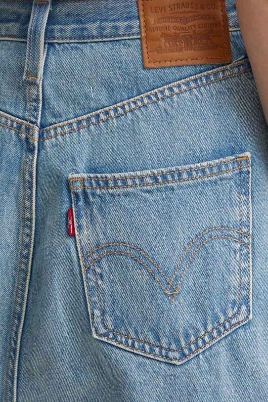 Levi's fustă din denim A8725 albastru