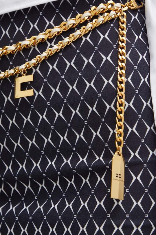 Φούστα Elisabetta Franchi GOS3646E2 μαύρο