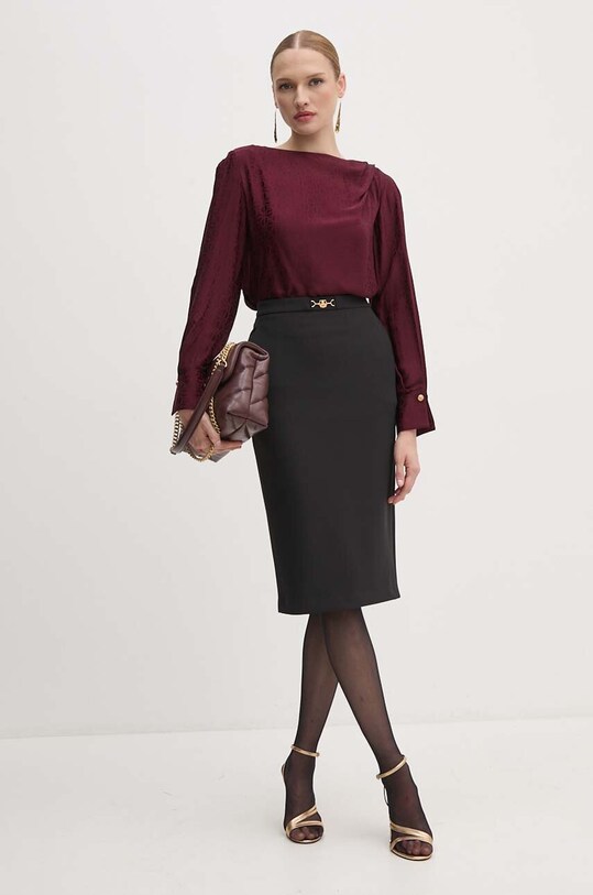 Elisabetta Franchi gonna GO04446E2 nero AW24