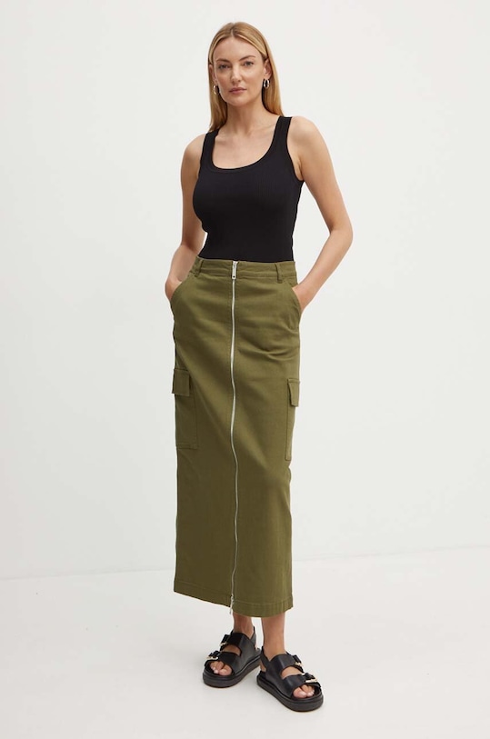 Džínová sukně MAX&Co. 2426106011200 zelená AW24