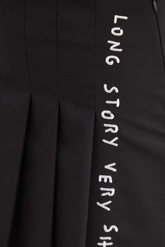 Sukňa s prímesou vlny MAX&Co. x Pietro Terzini čierna 2428106011200