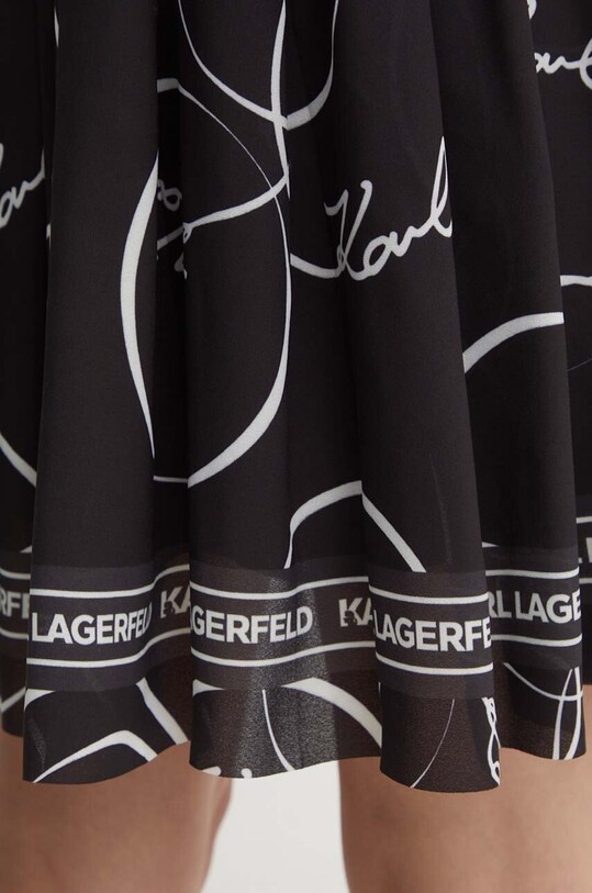 Karl Lagerfeld fusta negru 245W1204