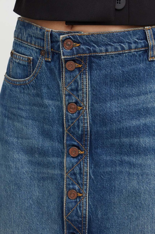 Victoria Beckham fustă din denim albastru 1324DSK005559A