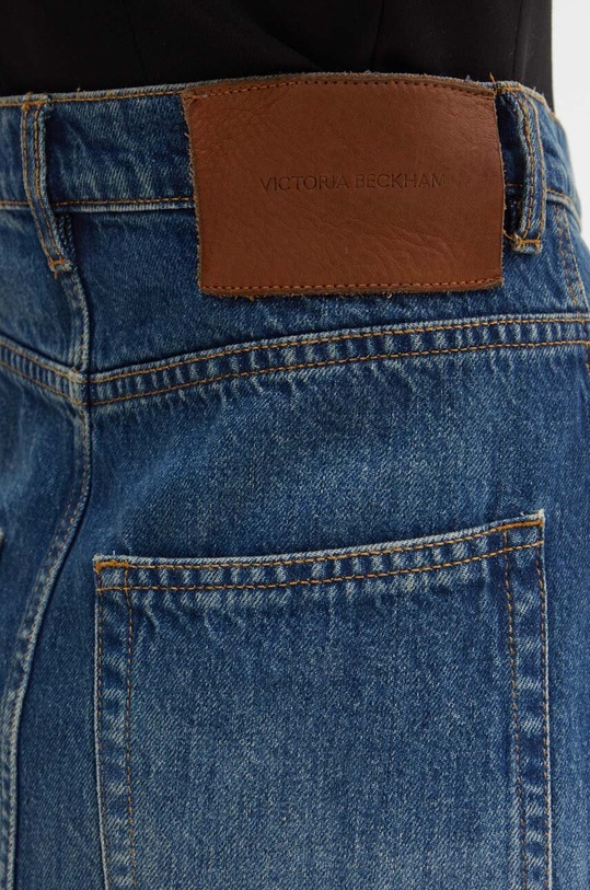 Victoria Beckham fustă din denim 1324DSK005559A albastru