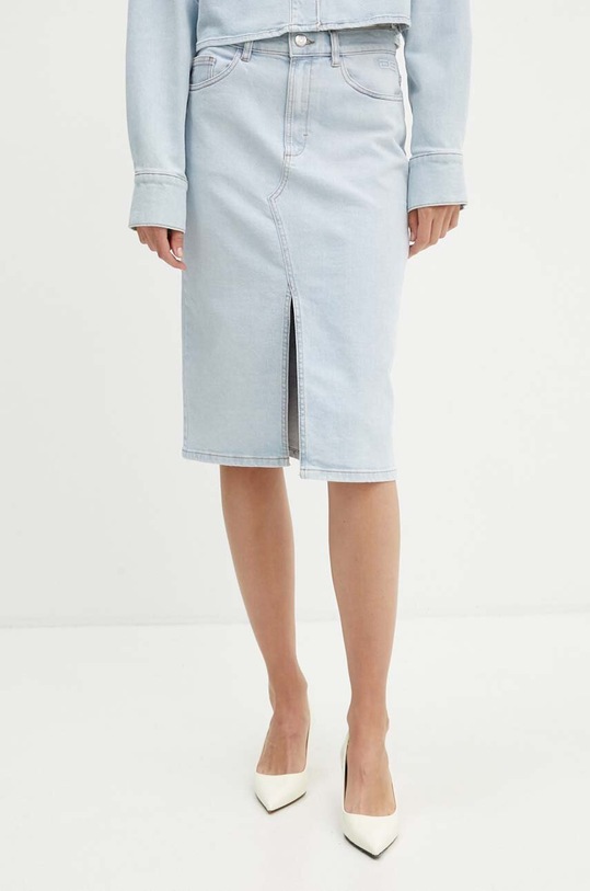 Džínová sukně Gestuz 10909237 modrá SS25