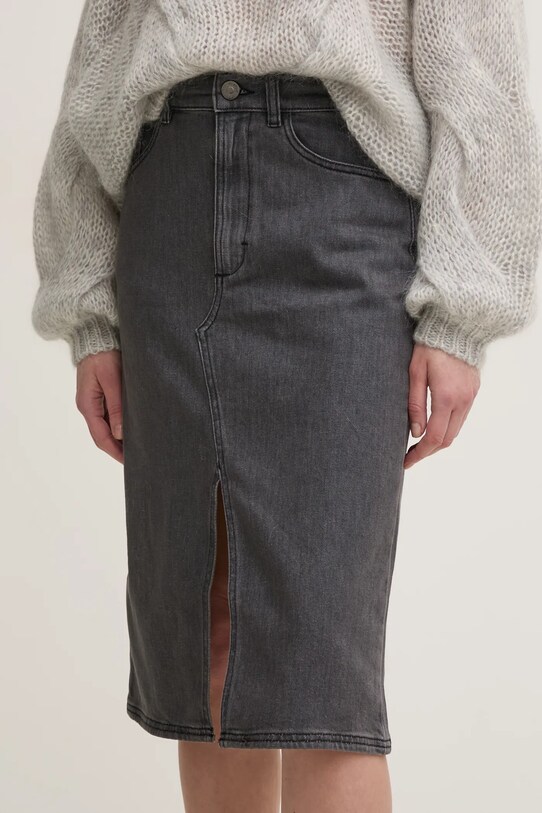 Gestuz spódnica jeansowa casual szary 10909237