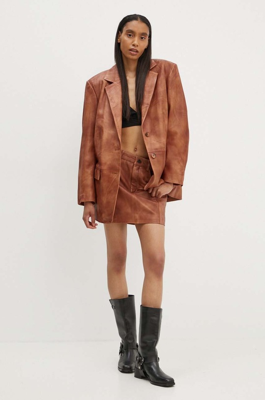 Oblečení Kožená sukně Gestuz 10909246 hnědá