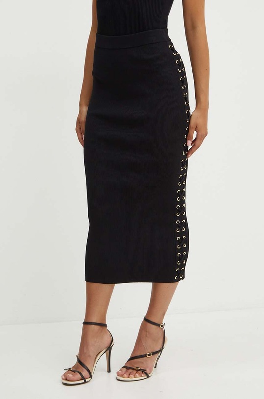 Sukňa MICHAEL Michael Kors s elastanom čierna MT470E45ZV