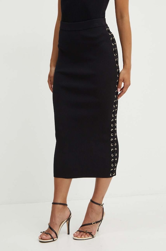 Sukňa MICHAEL Michael Kors s elastanom čierna MT470E45ZV