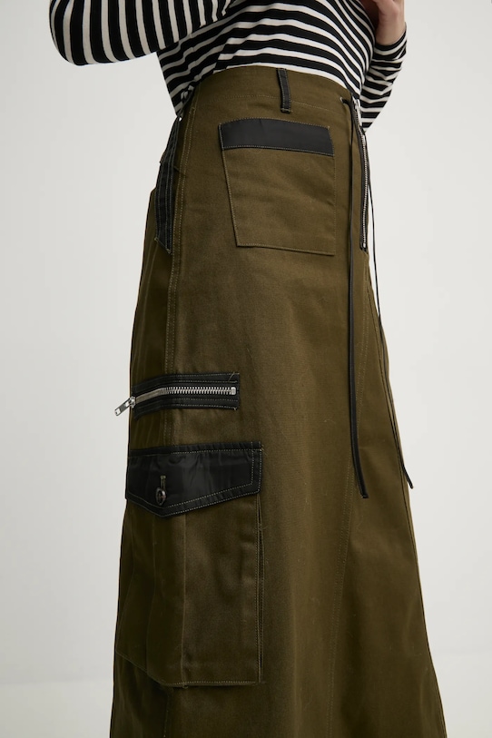 Résumé spódnica bawełniana CapriRS zielony 222651227