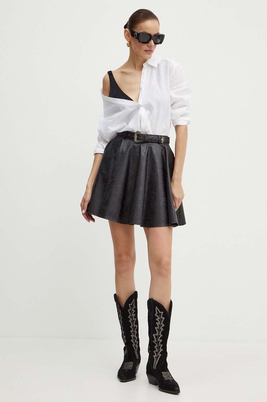 Versace Jeans Couture fusta 77HAE817.Q0007 negru AW24