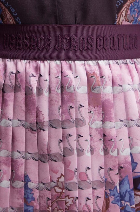 Sukňa Versace Jeans Couture ružová 77HAE8P1.NS533