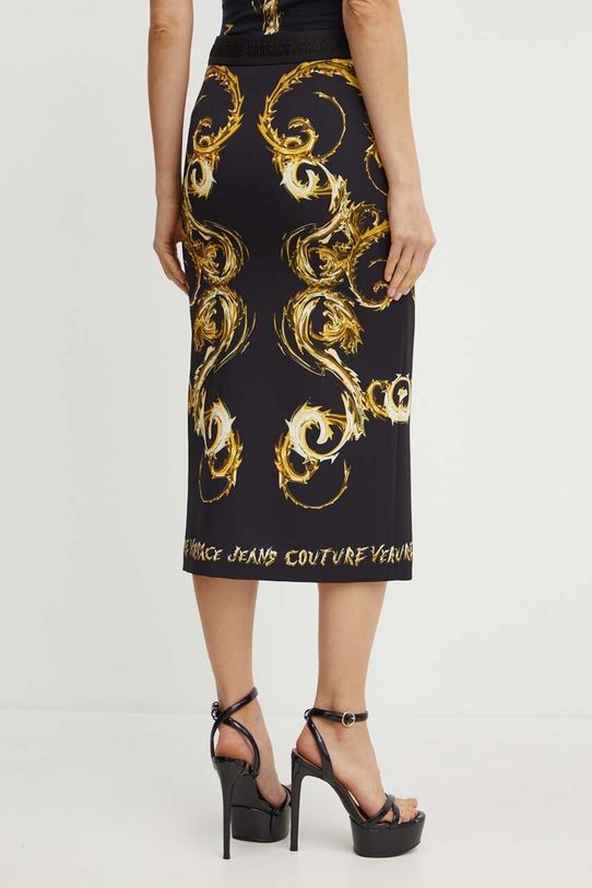 Odzież Versace Jeans Couture spódnica 77HAE8P6.NS559 czarny