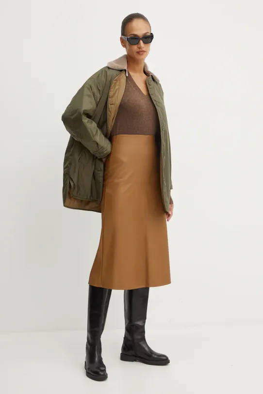 Max Mara Leisure spódnica 2426776028600 brązowy AW24