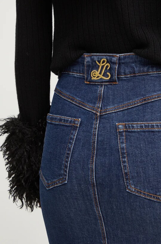 Luisa Spagnoli gonna di jeans FOLLETTO blu navy 541261