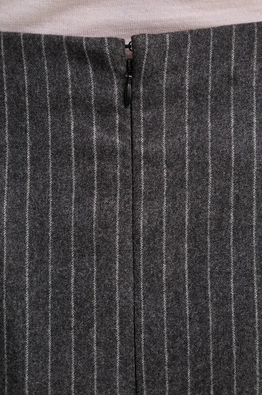 Вовняна спідниця The Kooples сірий FJUP29054K