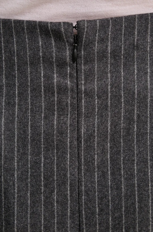 Vlněná sukně The Kooples šedá FJUP29054K